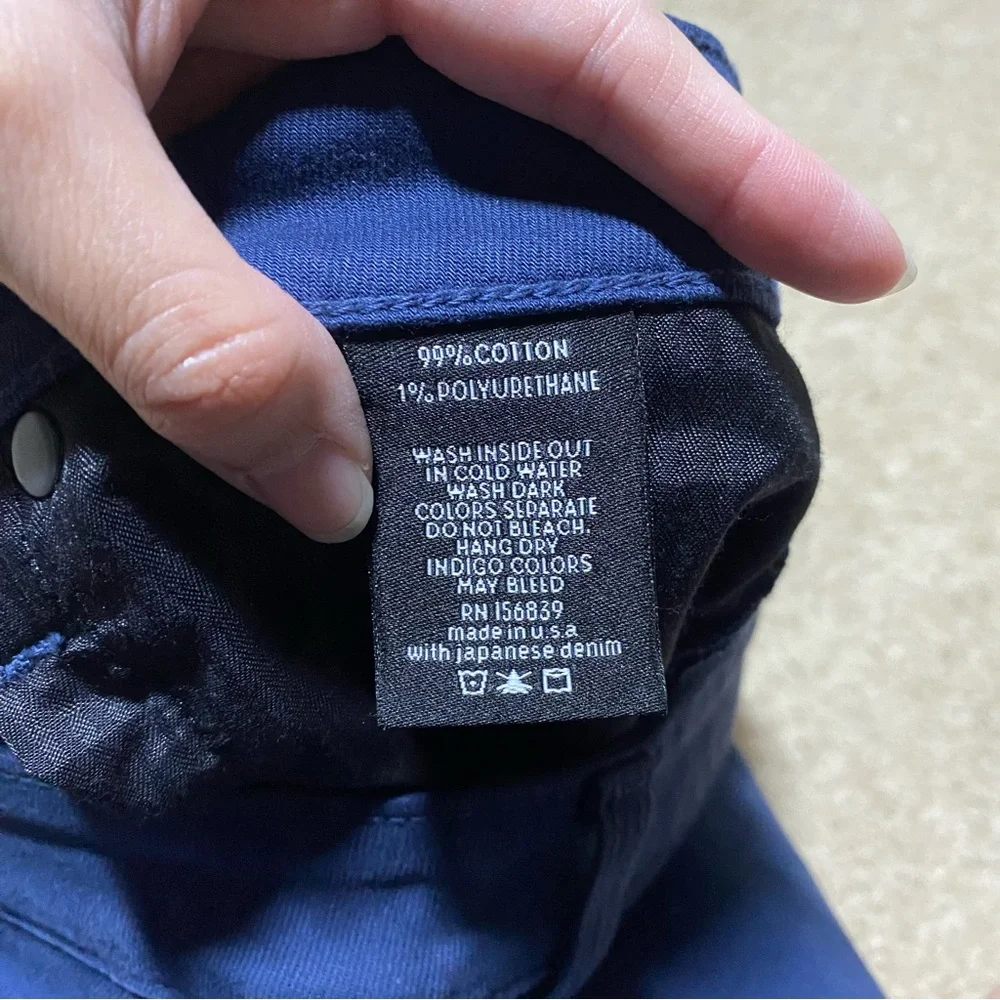 Monfrere Brando Slim Fit Jeans Soft Stretchy Japanese Denim Blue Men’s Size 31